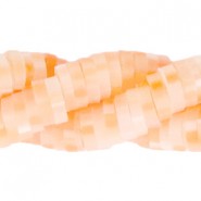 Abalorios polímero Heishi 4mm - Fresh salmon orange